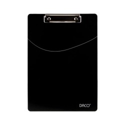 Clipboard A4 DACO Simplu, Negru, Material Plastic, Clipboarduri Simple, Clipboard Documente, Accesorii Documente, Suport de Scris, Clipboard Simplu pentru Documente, Clipboard Simplu, Clipboard Prezentare