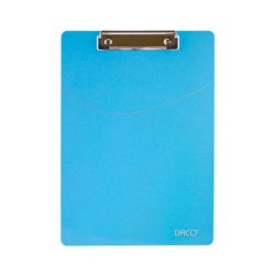 DACO Clipboard Dublu A4, Albastru Deschis, 315x230 mm, Clipboard dublu, Clipboard A4, Clipboard DACO A4, Clipboard Daco, Clipboard Dublu Daco, Clipboard plastifiat A4, Clipboard plastifiat dublu Daco, Clipboard Daco albastru