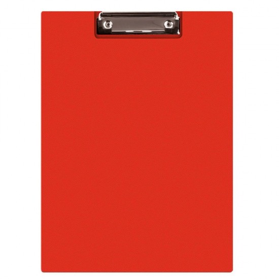 Clipboard Q-CONNECT A4 Dublu cu Buzunar, 230x350mm, Carton Plastifiat si Clip de Prindere Metalic, Capacitate 50 Coli, Culoare Rosie, Clipboarduri Duble, Accesorii Documente, Articole Birou, Suporturi de Scris