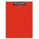 Clipboard Q-CONNECT A4 Dublu cu Buzunar, 230x350mm, Carton Plastifiat si Clip de Prindere Metalic, Capacitate 50 Coli, Culoare Rosie, Clipboarduri Duble, Accesorii Documente, Articole Birou, Suporturi de Scris