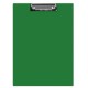 Clipboard Q-CONNECT A4 Dublu cu Buzunar, 230x350mm, Carton Plastifiat si Clip de Prindere Metalic, Capacitate 50 Coli, Culoare Verde, Clipboarduri Duble, Accesorii Documente, Articole Birou, Suporturi de Scris