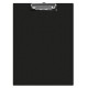 Clipboard Q-CONNECT A5 Simplu, 138x216 mm, Carton Plastifiat, Clip de Prindere Metalic, Capaciatate 50 Coli, Culoare Neagra, Clipboarduri Simple, Accesorii Documente, Articole Birou, Suporturi de Scris