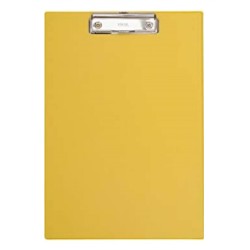 Clipboard EVOffice din Carton Plastifiat Simplu A4, Model Galben - Mapa Documente