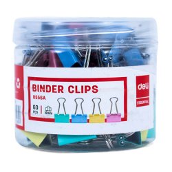 Set 60 Clipsuri Hartie Deli, 15 mm, Culori Diverse, Set Clipsuri Hartie, Set Clipsuri pentru Documente, Paperclips, Set Paperclips, Clipsuri pentru Hartii, Clipsuri Documente, Clipsuri Metalice Hartie