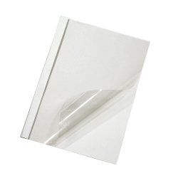 Set 100 Coperti Termice Indosariere Fellowes, 1.5 mm, Fata Plastic, Spate Carton, 15 Coli, Alb/Transparent, Coperta Indosariere, Coperta Indosariat, Coperta Termica pentru Indosariat, Coperti Termice pentru Indosariat, Coperti Indosariere