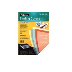 Set 100 Coperti Indosariere A3 Fellowes, Plastic, 200 Microni, Transparent, Coperta A3 Indosariere, Coperta A3 Indosariat, Coperta pentru Indosariat, Coperti pentru Indosariat, Coperti Plastic Indosariere, Coperti Transparente Indosariere