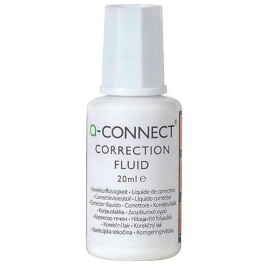 Corector Fluid cu Pensula, 20 ml,Uscare Rapida, Instrumente de Scris si Corectat, Accesorii Corectat Birou, Accesorii Corectat Scoala