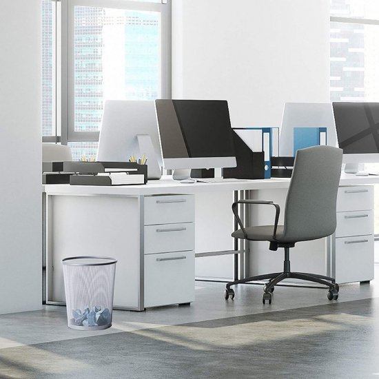 Suport pentru Birou Fellowes, 7 Compartimente, Plastic, Negru, Suport pentru Pixuri, Suport pentru Pensule, Suport pentru Creioane, Suport pentru Markere, Suport pentru Accesorii Birou, Organizator Pixuri, Organizator Accesorii Birou