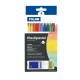 Set 12 Creioane Colorate Cerate MILAN, Ascutitoare si Radiera Incluse, Corp din Plastic Hexagonal, 12 Culori Diferite, Set Creioane Cerate, Creioane Cerate, Creioane Cerate Colorate, Creioane Cerate Non Toxice, Rechizite Scolare