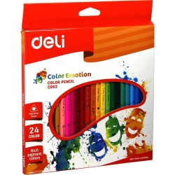 Creione Colorate Deli Color Emotion, 24 Culori/Set, Creioane Deli Color Emotion, Set Creioane Colorate Deli Color Emotion, Creioane Colorate pentru Scoala, Creioane Colorate pentru Gradinita, Creioane Colorate Scoala Creione Colorate Deli Color Emotion, 24 Culori/Set, Creioane Deli Color Emotion, Set Creioane Colorate Deli Color Emotion, Creioane Colorate pentru Scoala, Creioane Colorate pentru Gradinita, Creioane Colorate Scoala