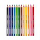 Set 12 Creioane Colorate Jumbo Kores, Forma Triunghiulara, Ascutitoare, Set Creioane de Colorat, Set Culori, Creioane Colorate pentru Scoala, Set Culori pentru Scoala, Creioane Colorate Kores, Culori Kores, Creioane Colorate pentru Desen, Set Culori Kores