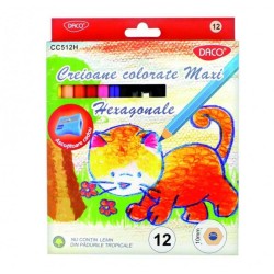Set 12 Creioane Color DACO Maxi, Ascutitoare Inclusa, Corp din Lemn Hexagonal, 12 Culori Diferite, Set Creioane Colorate, Creioane Colorate, Creioane pentru Desen, Creioane Colorate pentru Scolari, Creioane de Colorat, Rechizite Scolare Set 12 Creioane Color DACO Maxi, Ascutitoare Inclusa, Corp din Lemn Hexagonal, 12 Culori Diferite, Set Creioane Colorate, Creioane Colorate, Creioane pentru Desen, Creioane Colorate pentru Scolari, Creioane de Colorat, Rechizite Scolare