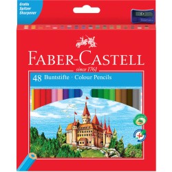 Creioane Colorate Faber-Castell Eco, 48 Buc/Set, Culori Asortate, cu Ascutitoare, Creion de Colorat, Creioane Colorate Faber-Castell, Creioane de Colorat pentru Copii, Creioane Multicolore, Creioane Multicolore de Colorat, Creioane Multicolore Desen  Creioane Colorate Faber-Castell Eco, 48 Buc/Set, Culori Asortate, cu Ascutitoare, Creion de Colorat, Creioane Colorate Faber-Castell, Creioane de Colorat pentru Copii, Creioane Multicolore, Creioane Multicolore de Colorat, Creioane Multicolore Desen
