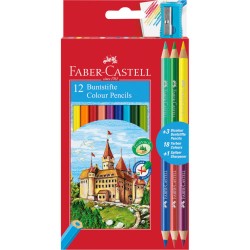 Creioane Colorate Faber-Castell Eco, 15 Buc/Set, Culori Asortate, Creion de Colorat, Creioaner Bicolore, Creioane Colorate Faber-Castell, Creioane de Colorat pentru Copii, Creioane Multicolore, Creioane Multicolore de Colorat, Creioane Multicolore Desen  Creioane Colorate Faber-Castell Eco, 15 Buc/Set, Culori Asortate, Creion de Colorat, Creioaner Bicolore, Creioane Colorate Faber-Castell, Creioane de Colorat pentru Copii, Creioane Multicolore, Creioane Multicolore de Colorat, Creioane Multicolore Desen