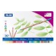 Set 36 Creioane Color MILAN, 36 Culori, Corp Hexagonal din Lemn, Ambalare in Cutie Metalica cu Tavita, Creioane Colorate, Creioane MILAN, Set Creioane Colorate, Creion Colorat, Creioane Scoala, Creioane Desen