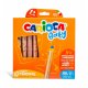 Set 10 Creioane Colorate 3 in 1 Carioca Baby, Diametru Mina 10 mm, 10 Creioane Colorate si Ascutitoare, Set de Creioane, Creioane la Set, Creioane 10 Culori, Creioane Colorate, Creioane Baby, Creioane Non-Toxice, Creioane pentru Copii, Mini Creioane