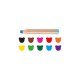 Set 10 Creioane Colorate 3 in 1 Carioca Baby, Diametru Mina 10 mm, 10 Creioane Colorate si Ascutitoare, Set de Creioane, Creioane la Set, Creioane 10 Culori, Creioane Colorate, Creioane Baby, Creioane Non-Toxice, Creioane pentru Copii, Mini Creioane
