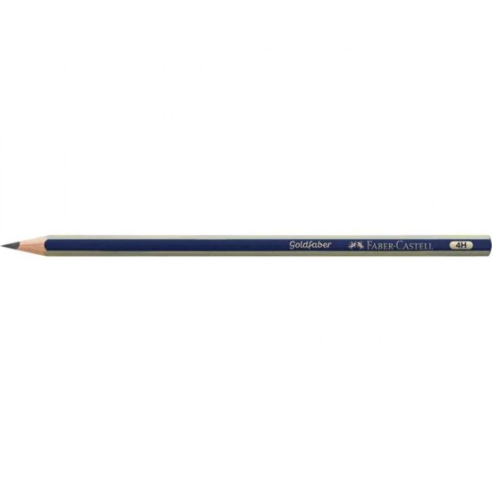 Creion Grafit Goldfaber 1221 Faber-Castell, Mina 4H, Hexagonal, Fara Guma de Sters, Creioane Grafit, Creioane 4H, Creion 4H, Creion Clasic, Creioane Clasice, Creioane Schitat, Creion Schita, Creion Desen, Creioane Desen, Creion pentru Desen