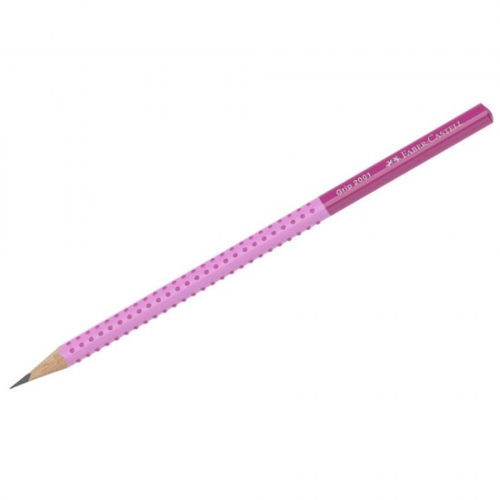 Creion Grafit HB Faber-Castell Grip 2001, Roz/Violet, Creion Faber Castell, Creion Grafit Faber Castell, Creion HB Faber Castell, Creion Faber Castell Grip 2001, Creioane Faber Castell, Creioane Grafit Faber Castell, Creioane HB Faber Castell