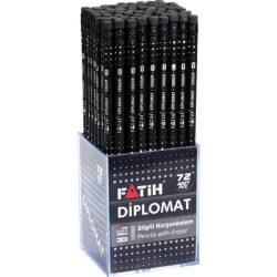 Set 72 Creioane Grafit Fatih Diplomat, Mina HB, Corp Rotund de Lemn Negru, Creioane HB din Lemn Negru, Set Creioane Grafit HB, Creion HB, Set Creioane Grafit, Creion HB Grafit, Creioane pentru Schite si Grafica, Creioane Desen Tehnic