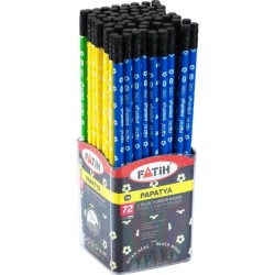 Set 72 Creioane Grafit Fatih Papatya, Mina HB, Corp Rotund de Lemn, Creioane HB, Set Creioane Grafit HB, Creion HB, Seturi Creioane Grafit pentru Scoala, Creion HB Grafit, Creioane pentru Schite si Grafica, Creioane Desen Tehnic