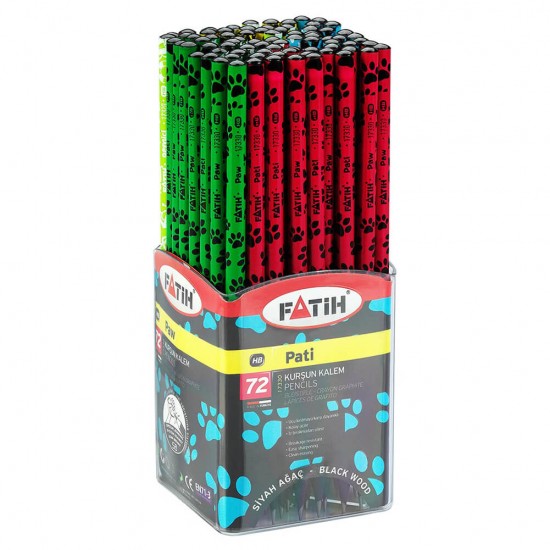 Set 72 Creioane Grafit Fatih Pati, Mina HB, Corp Rotund de Lemn, Creioane HB, Set Creioane Grafit HB, Creion HB, Seturi Creioane Grafit pentru Scoala, Creion HB Grafit, Creioane pentru Schite si Grafica, Creioane Desen Tehnic