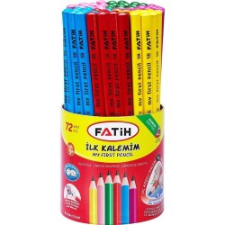 Set 72 Creioane Grafit Fatih Maxi My First Pencil, Mina SB, Corp Hexagonal de Lemn, Creioane SB, Set Creioane Grafit SB, Creion SB, Set Creioane Grafit pentru Scoala, Creion SB Grafit, Creioane pentru Schite si Grafica, Creioane Desen Tehnic