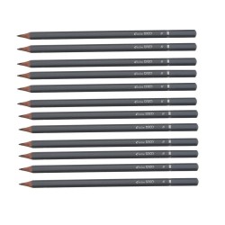 Set 12 Creioane DACO, Negre, din Lemn Hexagonal, Mina B, Creion B, Creioane B, Creion Daco B, Set Creioane B, Creion Negru Daco, Creion Negru Daco B, Creion Negru B, Creion Grafit Negru B, Instrumente de Scris