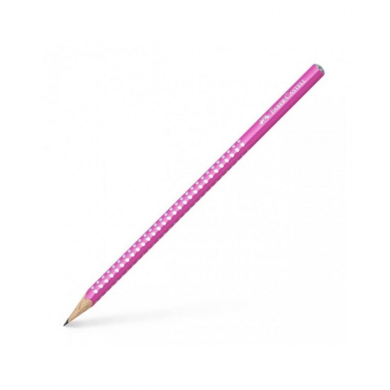 Creion Grafit Faber-Castell Sparkle 2019, Duritate Mina B, Roz Inchis, Creion Faber-Castell, Faber-Castell Sparkle Creion, Creion Roz Inchis, Creion B, Creion Mina B, Faber-Castell Mina B, Creion Grafit Mina B, Creion Desen, Creion Mina, Creion Grafica