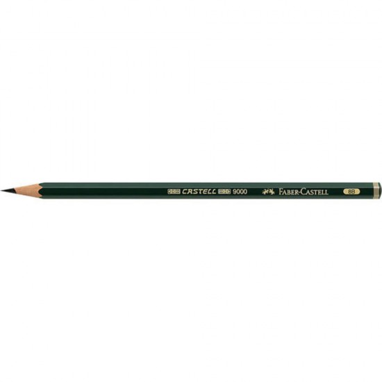 Creion Grafit Faber – Castell 9000, Duritate Mina 8B, Forma Hexagonala, Creion Grafit Scoala, Rechizite Scolare, Creioane cu Mina Duritate 8B, Creioane Scoala Faber – Castell, Creioane pentru Schite, Creioane pentru Desen, Creioane Profesioniste