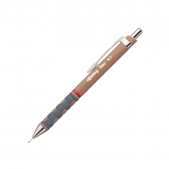 Creion Mecanic Tikky Rotring, Mina 0.7 mm, Maro, Corp din Plastic, Radiera, Creion Mecanic Tikky, Creioane Mecanice Tikky, Creion Mecanic pentru Scris, Creion pentru Desen, Creion Grafica, Creioane Grafica, Creioane Scoala
