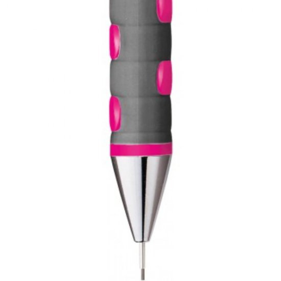 Creion Mecanic Tikky Rotring, Mina 0.7 mm, Roz Neon, Corp din Plastic, Radiera, Creion Mecanic Tikky, Creioane Mecanice Tikky, Creion Mecanic pentru Scris, Creion pentru Desen, Creion Grafica, Creioane Grafica, Creioane Scoala