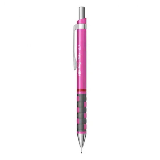 Creion Mecanic Tikky Rotring, Mina 0.7 mm, Roz Neon, Corp din Plastic, Radiera, Creion Mecanic Tikky, Creioane Mecanice Tikky, Creion Mecanic pentru Scris, Creion pentru Desen, Creion Grafica, Creioane Grafica, Creioane Scoala