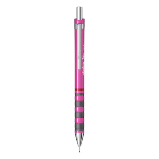 Creion Mecanic Tikky Rotring, Mina 0.7 mm, Roz Neon, Corp din Plastic, Radiera, Creion Mecanic Tikky, Creioane Mecanice Tikky, Creion Mecanic pentru Scris, Creion pentru Desen, Creion Grafica, Creioane Grafica, Creioane Scoala