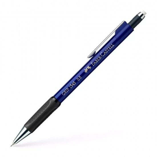 Creion Mecanic Grip 1345 Faber-Castell, Mina 0.5 mm, Albastru, Creioane Mecanice, Creioane Faber-Castell, Creion cu Mina, Creioane cu Mina, Creioane Mina 0.5 mm, Creion Mina 0.5 mm, Creion Tip Mecanic, Creion Faber-Castell, Creion Tip Pix, Creion Pix