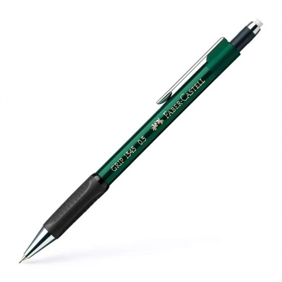 Creion Mecanic Grip 1345 Faber-Castell, Mina 0.5 mm, Verde, Creioane Mecanice, Creioane Faber-Castell, Creion cu Mina, Creioane cu Mina, Creioane Mina 0.5 mm, Creion Mina 0.5 mm, Creion Tip Mecanic, Creion Faber-Castell, Creion Tip Pix, Creion Pix