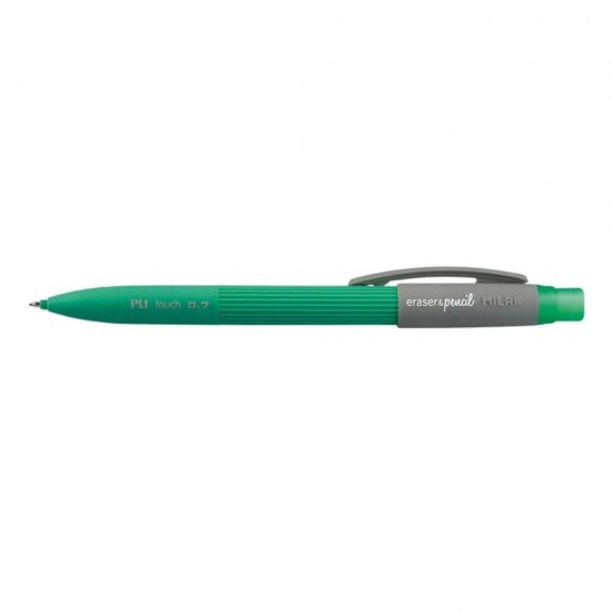 Creion Mecanic MILAN PL1, Mina de 0.7 mm, Radiera Inclusa, Corp Verde, Creioane Mecanice, Creion Mecanic cu Mina, Creioane Mecanice cu Mina, Creion Mecanic cu Radiera, Creion Mecanic 0.7 mm, Creion Mecanic Verde