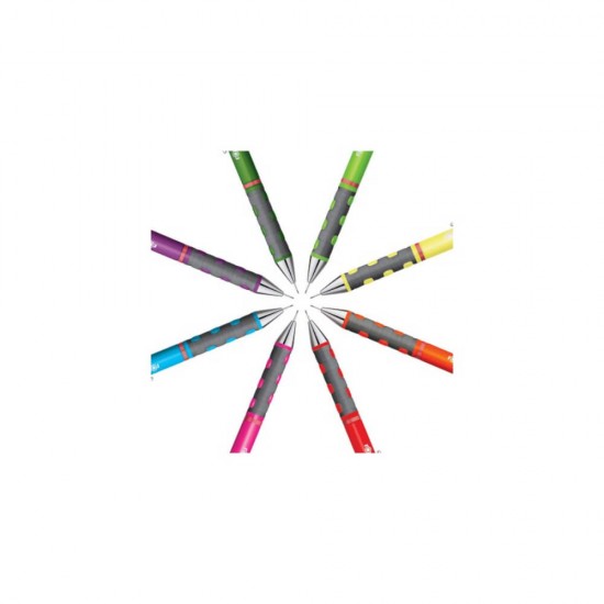 Creion Mecanic Rotring Tikky III, Mina 0.5 mm, Portocaliu Neon