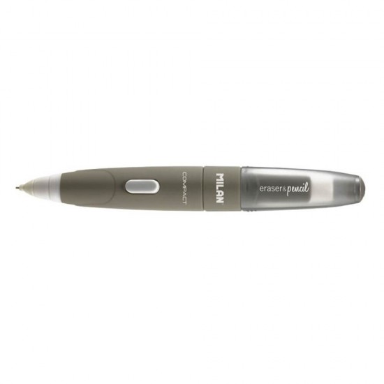 Creion Mecanic MILAN Compact, Mina de 0.7 mm, Radiera Inclusa, Corp din Plastic Gri, Creioane Mecanice, Creion Mecanic cu Mina, Creioane Mecanice cu Mina, Creion Mecanic Gri, Creion Mecanic cu Radiera, Creion Mecanic 0.7 mm
