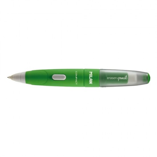 Creion Mecanic MILAN Compact, Mina de 0.7 mm, Radiera Inclusa, Corp din Plastic Verde, Creioane Mecanice, Creion Mecanic cu Mina, Creioane Mecanice cu Mina, Creion Mecanic Verde, Creion Mecanic cu Radiera, Creion Mecanic 0.7 mm