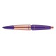 Creion Mecanic MILAN Copper, Mina de 0.5 mm, Radiera inclusa, Corp din Plastic Mov cu Decoratiuni Aramii, Creioane Mecanice, Creion Mecanic cu Mina, Creioane Mecanice cu Mina, Creion Mecanic cu Radiera, Creion Mecanic 0.5 mm