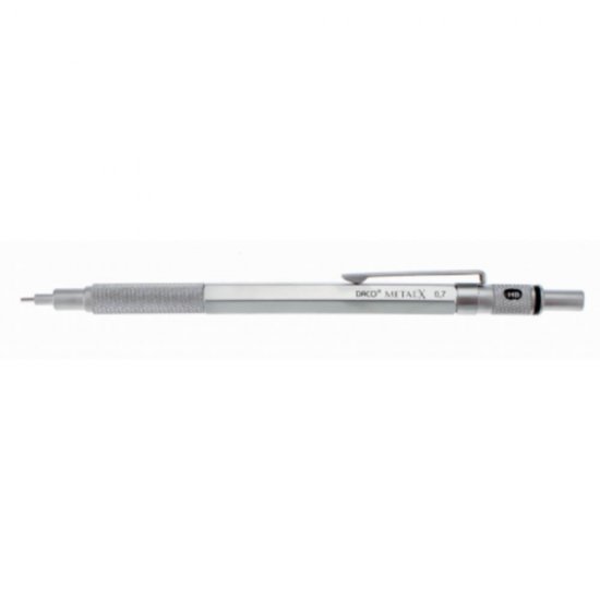 Creion Mecanic MetaIX Daco, Mina 0.7 mm, Gri, Creion Mecanic Daco, Creioane Mecanice Daco, Creion Mecanic Gri, Creioane Mecanice Gri, Creion Grafica, Creioane Grafica, Creioane Scoala, Creioane pentru Scoala
