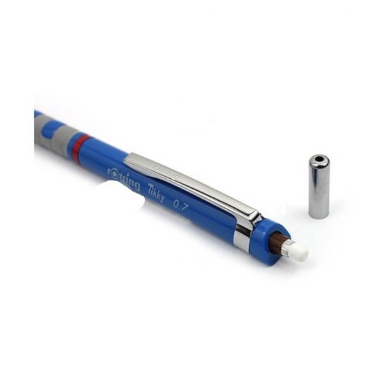 Creion Mecanic Tikky Rotring, Mina 0.7 mm, Albastru, Corp din Plastic, Radiera, Creion Mecanic Tikky, Creioane Mecanice Tikky, Creion Mecanic Albastru, Creioane Mecanice Albastre, Creion Grafica, Creioane Grafica, Creioane Scoala, Creioane pentru Scoala
