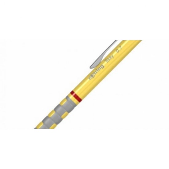 Creion Mecanic Tikky Rotring, Mina 0.7 mm, Galben, Corp din Plastic, Radiera, Creion Mecanic Tikky, Creioane Mecanice Tikky, Creion Mecanic pentru Scris, Creion pentru Desen, Creion Grafica, Creioane Grafica, Creioane Scoala