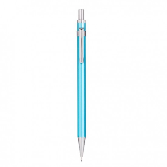 Creion Mecanic Metalic Deli, 0.5mm Mina, Clip Rezistent, Corp Albastru, Creion Mecanic Clasic, Rechizite Scolare, Instrumente de Scris, Creion Mecanic Desen, Creioane Mecanice Deli, Creion Mecanic Colorat