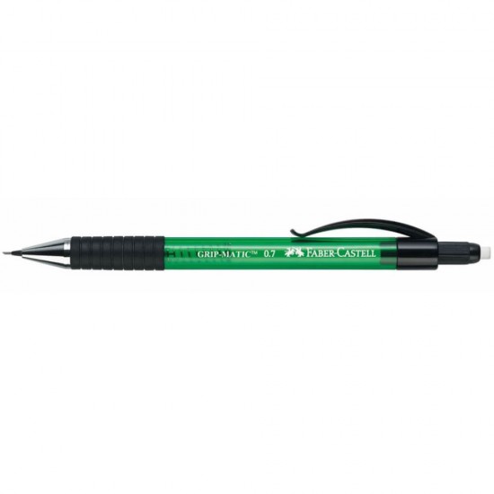 Creion Mecanic Grip-Matic 1377 Faber-Castell, Mina 0.7 mm, Culoare Corp Verde, Creion Mecanic, Creion Mecanic Faber-Castell, Creion Mecanic Grip-Matic 1377, Creion Copii, Creion Mecanic Copii, Faber-Castell Grip-Matic 1377