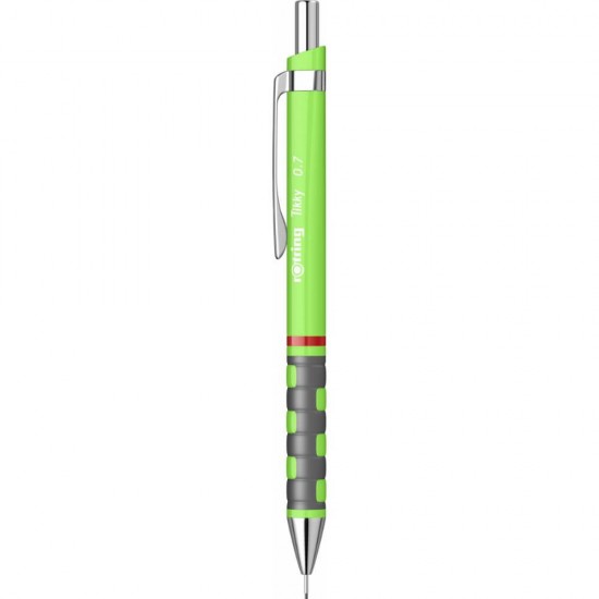 Creion Mecanic ROTRING Tikky III, Mina 0.7 mm, Corp Plastic Verde Neon, Creion Mecanic Verde, Creion Mecanic, Creioane Mecanice, Creion Mecanic Rotring, Creion Mecanic cu Mina, Creioane Mecanice cu Mina, Creion Mecanic 0.7 mm, Creion Mecanic Plastic