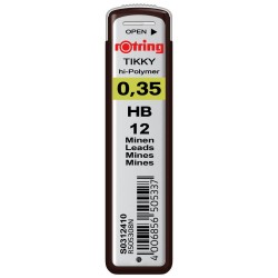 Mine Creion Mecanic ROTRING, HB, 0.35 mm, 12 Buc/Set, Set Rezerve Creioane Mecanice HB, Set Mine pentru Creioane Mecanice HB, Rezerva Creion Mecanic 0.35 mm, Mina pentru Creioane Mecanice, Rezerve pentru Creioane Mecanice, Instrumente de Scris Mine Creion Mecanic ROTRING, HB, 0.35 mm, 12 Buc/Set, Set Rezerve Creioane Mecanice HB, Set Mine pentru Creioane Mecanice HB, Rezerva Creion Mecanic 0.35 mm, Mina pentru Creioane Mecanice, Rezerve pentru Creioane Mecanice, Instrumente de Scris