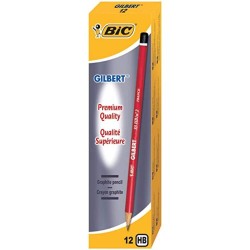 Set 12 Creioane BIC Gilbert, Duritate Mina HB, Creion BIC, BIC Gilbert, Creion Gri, Creion HB, BIC HB, Creion Mina HB, Creion Desen, Creion Mina, Creion Grafica, Accesorii de Scris, Instrumente de Scris