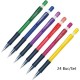 Set 24 Creioane Mecanice AIHAO, 0.5 mm, Corp de Plastic cu Radiera, Creioane Mecanice 0.5 mm, Creioane Mecanice cu Mecanism, Creioane Mecanice pentru Desen, Set Creioane Mecanice, Creion Mecanic, Creioane pentru Schite si Grafica, Creioane Desen Tehnic